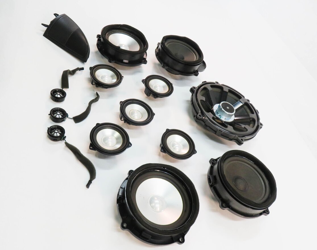 Thumbnail 3: 2006 RANGE ROVER SPORT (L320) HARMAN KARDON LOGIC-7 SUB SUBWOOFER SPEAKER SET-14