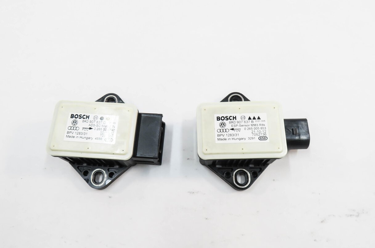 Thumbnail 2: 2013 AUDI S5 (B8 8T) DSC YAW SPEED ACCELERATION ROTATION STABILITY SENSOR SET-2