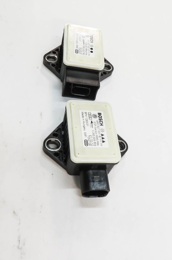 Thumbnail 3: 2013 AUDI S5 (B8 8T) DSC YAW SPEED ACCELERATION ROTATION STABILITY SENSOR SET-2