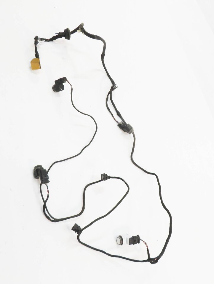 Thumbnail 3: 2013 AUDI S5 (B8 8T) REAR PDC PARK DISTANCE SENSOR SET-4 w/ HARNESS (IBIS WHITE)