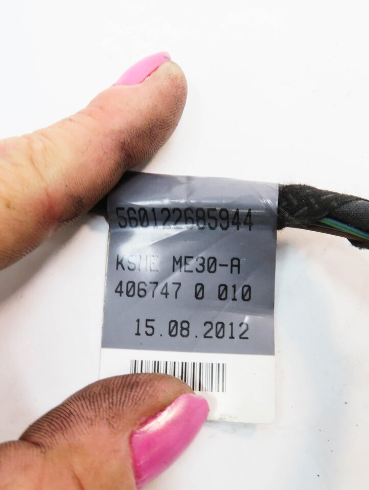 Thumbnail 5: 2013 AUDI S5 (B8 8T) REAR PDC PARK DISTANCE SENSOR SET-4 w/ HARNESS (IBIS WHITE)