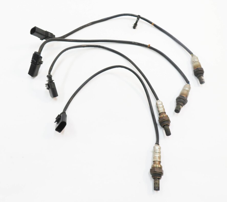 Thumbnail 2: 2013 AUDI S5 (B8 8T) 3.0L CGXC ENGINE - O2 OXYGEN LAMBDA PROBE SENSOR SET-4