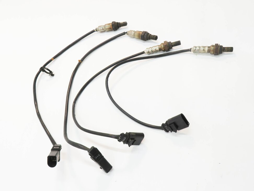 Thumbnail 4: 2013 AUDI S5 (B8 8T) 3.0L CGXC ENGINE - O2 OXYGEN LAMBDA PROBE SENSOR SET-4