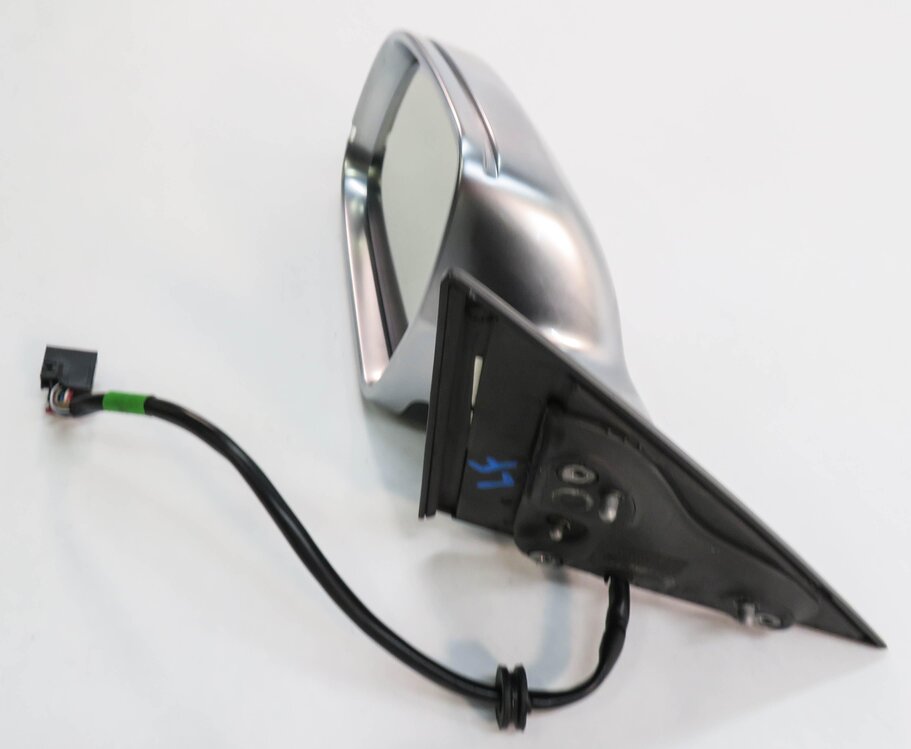 Thumbnail 3: 09-14 AUDI A5 S5 (B8 8T) COUPE - LEFT HEATED MEM AUTODIM DOOR MIRROR (ALUMINUM)