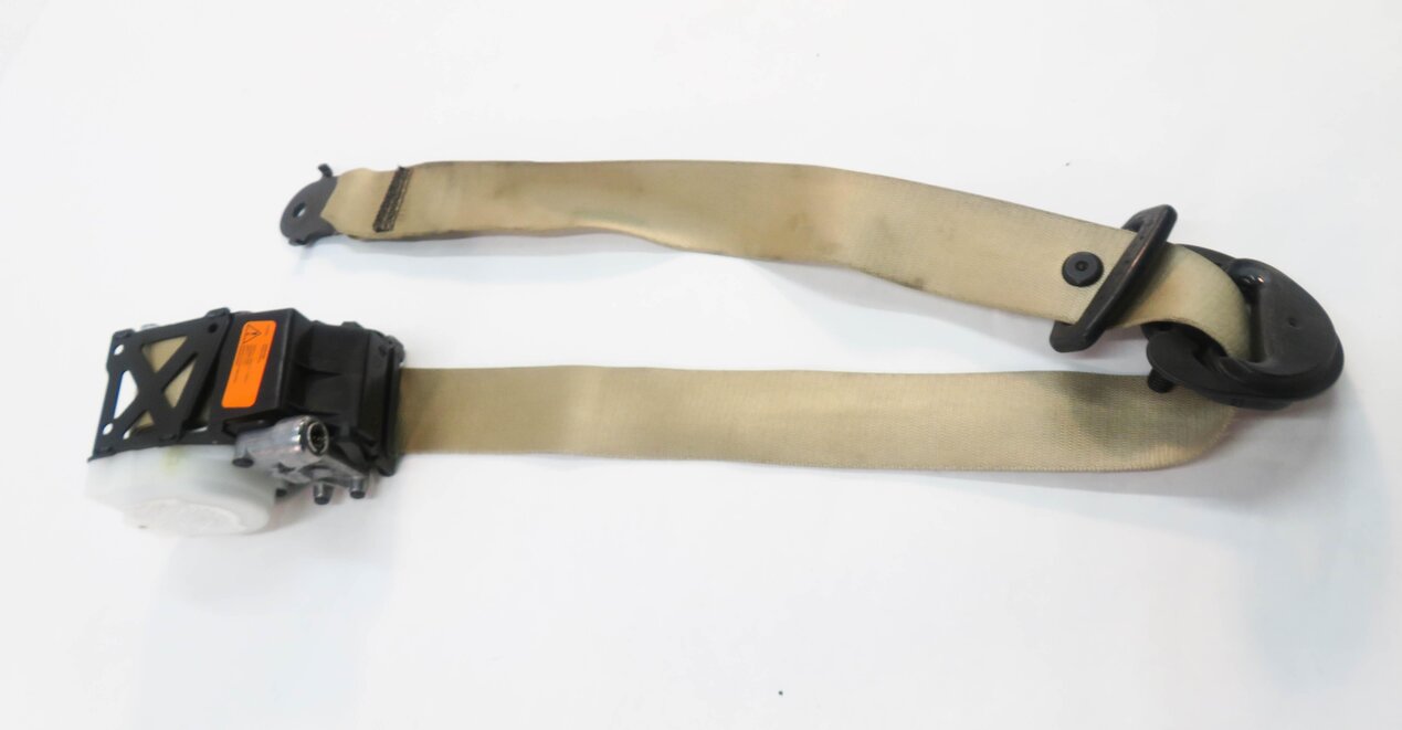 Thumbnail 4: 07-14 BMW X5 X6 X5M X6M (E70 E71) LEFT FRONT DRIVER SEATBELT RETRACTOR (BEIGE)