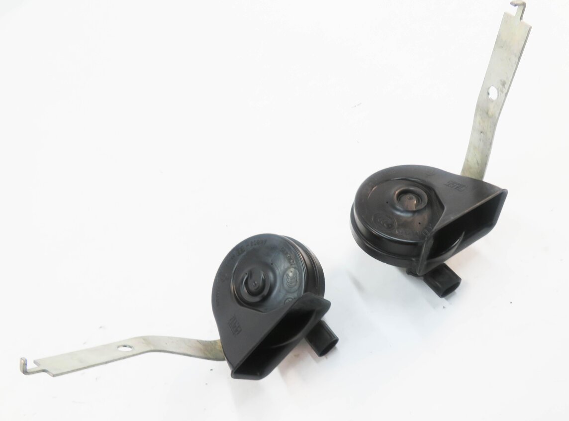 07-11 BMW X5 X6 (E70 E71) HIGH & LOW TONE NOTE SAFETY ALERT HORN SET