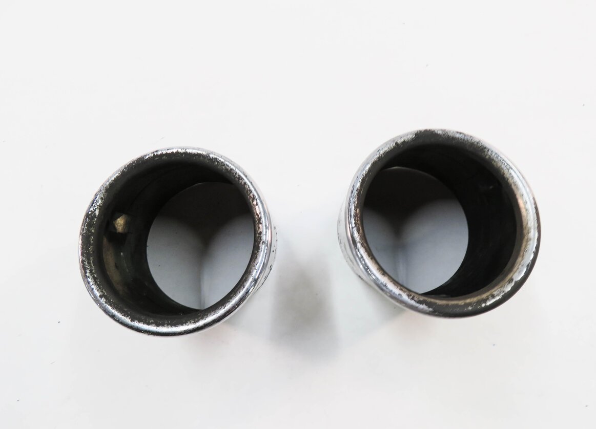 Thumbnail 2: 11-16 BMW 535i (F10) 3.0L TURBO N55 ENGINE MUFFLER PIPE EXHAUST TIP SET-2