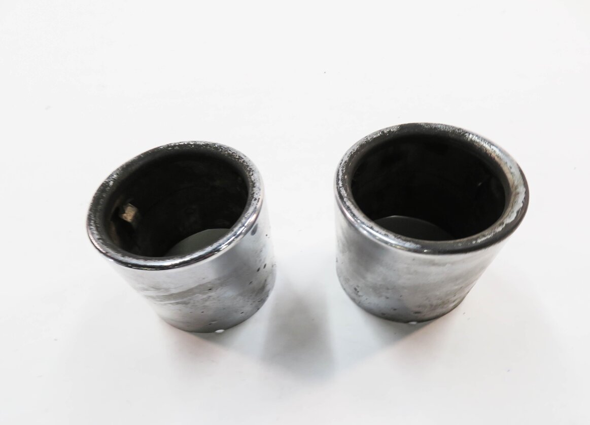 Thumbnail 3: 11-16 BMW 535i (F10) 3.0L TURBO N55 ENGINE MUFFLER PIPE EXHAUST TIP SET-2