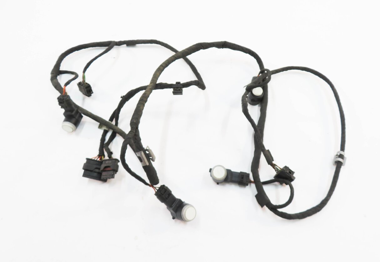 Thumbnail 2: 2013 MERCEDES GL450 (X166) REAR PDC PARK DISTANCE SENSOR SET w/ HARNESS (SHITE)