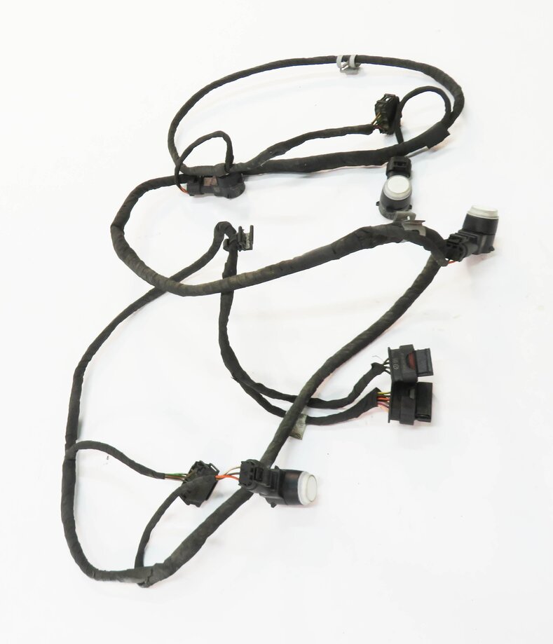 Thumbnail 3: 2013 MERCEDES GL450 (X166) REAR PDC PARK DISTANCE SENSOR SET w/ HARNESS (SHITE)