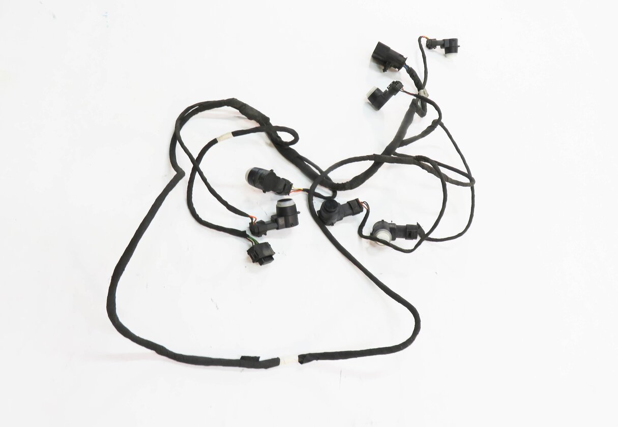 Thumbnail 4: 2013 MERCEDES GL450 (X166) FRONT PDC PARK DISTANCE SENSOR SET w/ HARNESS (SHITE)