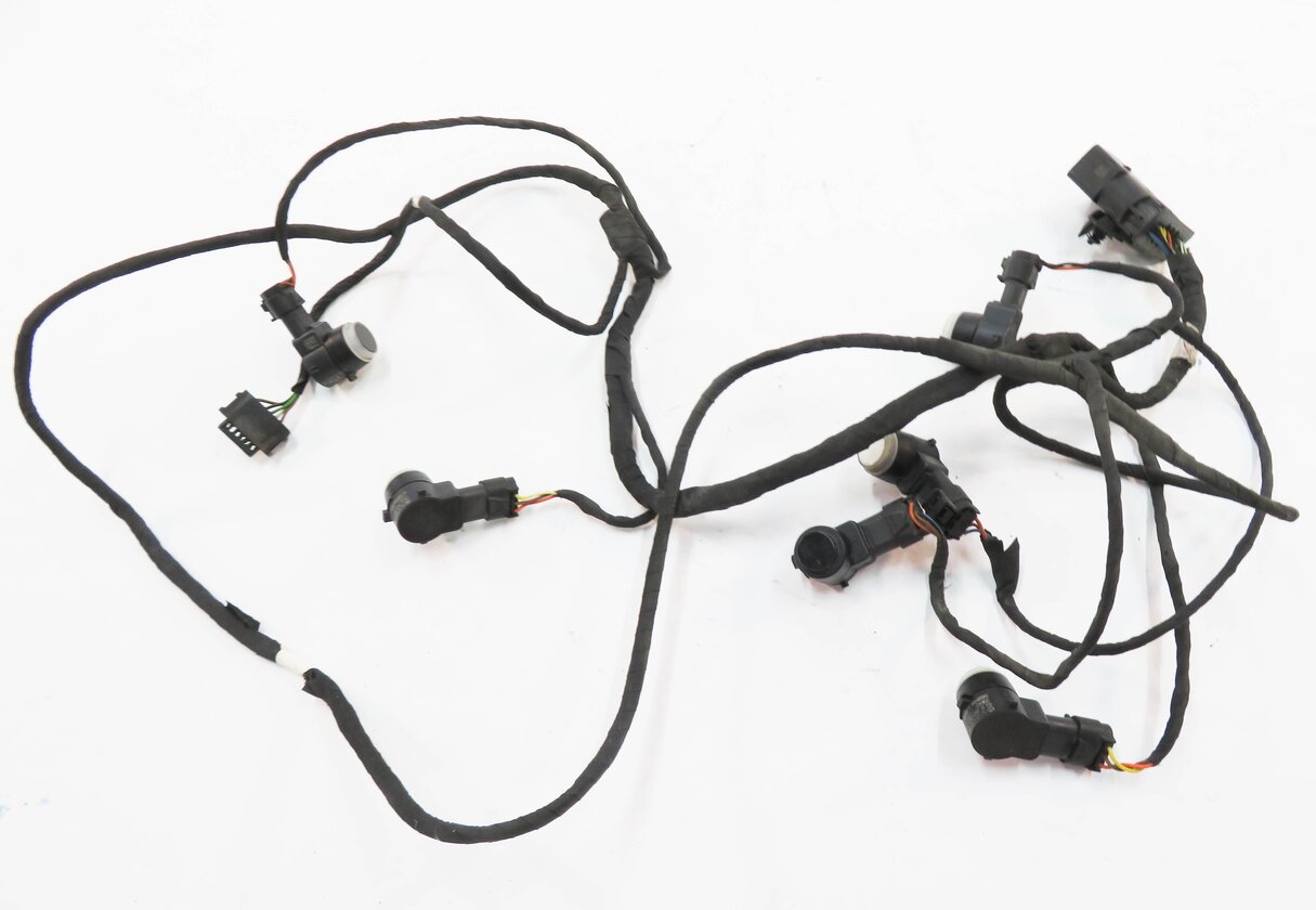 Thumbnail 5: 2013 MERCEDES GL450 (X166) FRONT PDC PARK DISTANCE SENSOR SET w/ HARNESS (SHITE)