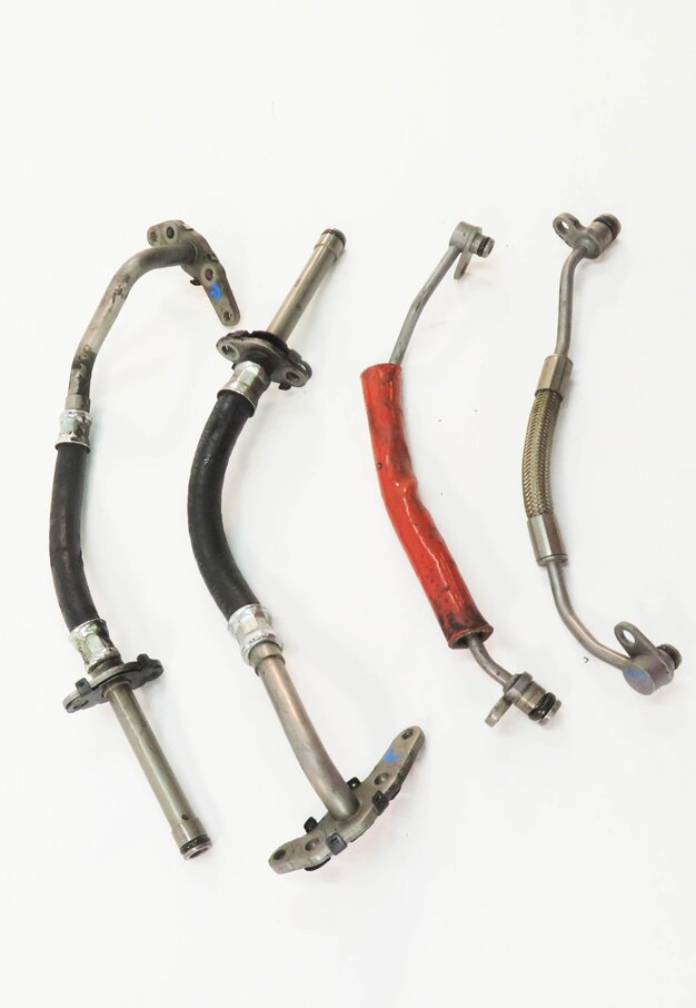 Thumbnail 3: 2013 MERCEDES GL450 (X166) 4.6L M278 ENGINE - TURBOCHARGER TURBO OIL HOSE SET-4