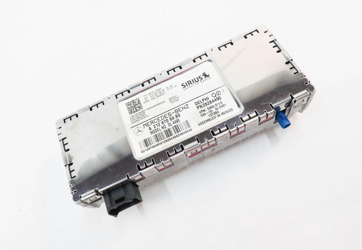 2013 MERCEDES GL450 (X166) SIRIUS SATELLITE RADIO RECEIVER CONTROL MODULE