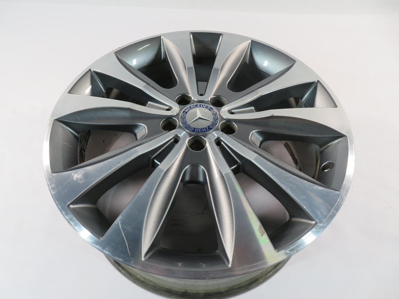 Thumbnail 3: 2013-2016 MERCEDES GL350 GL450 (X166) 20x8.5 ALUMINUM ALLOY 10-SPOKE WHEEL RIM