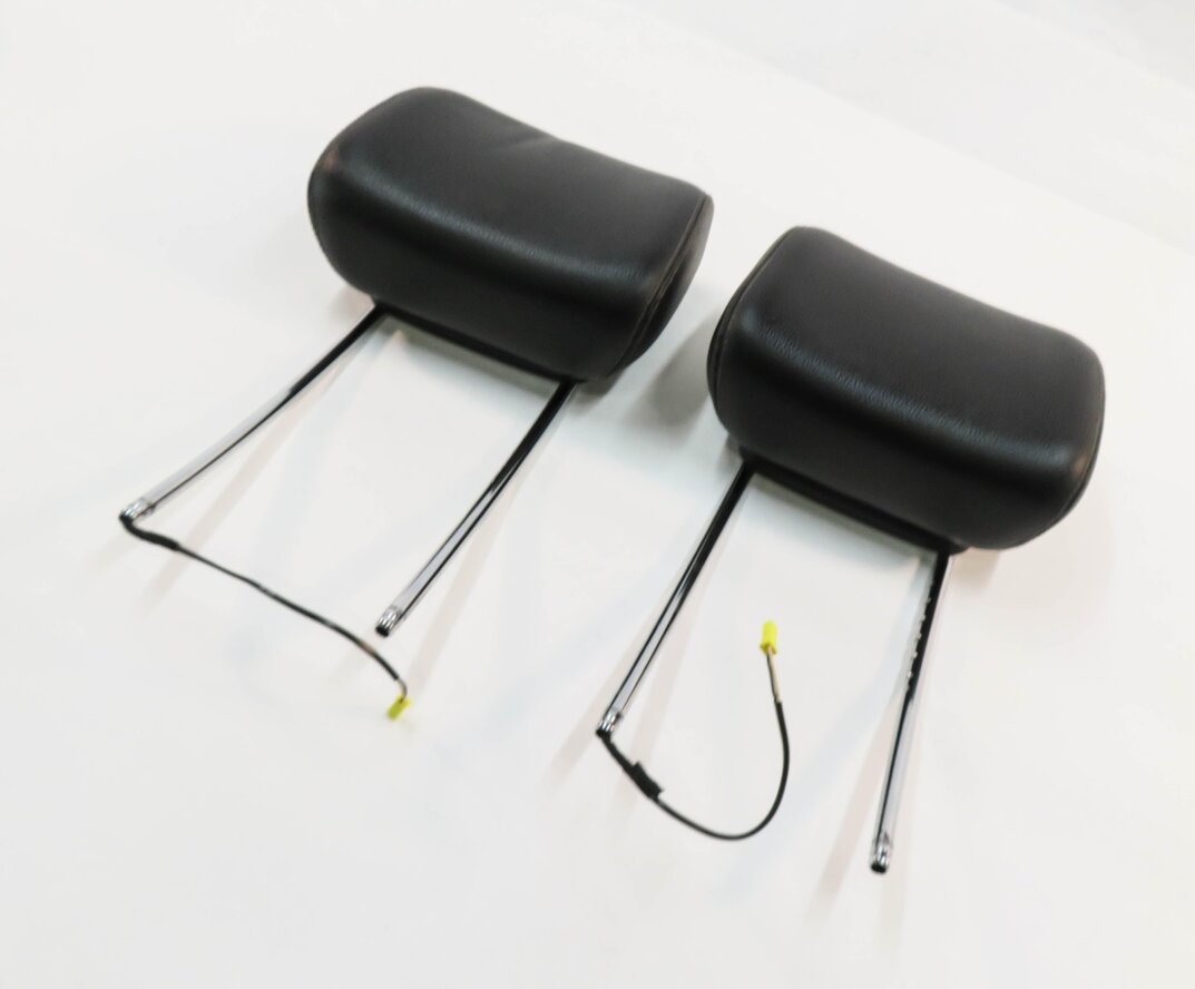 2007 MERCEDES GL450 (X164) FRONT LEFT & RIGHT SEAT HEADREST SET-2 (BLACK)