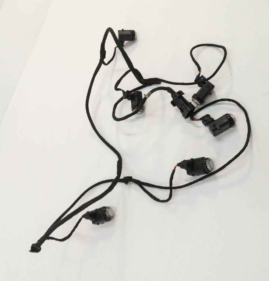 Thumbnail 4: 07 MERCEDES GL450 (X164) FRONT PDC PARK DISTANCE SENSOR SET w/ HARNESS (SILVER)