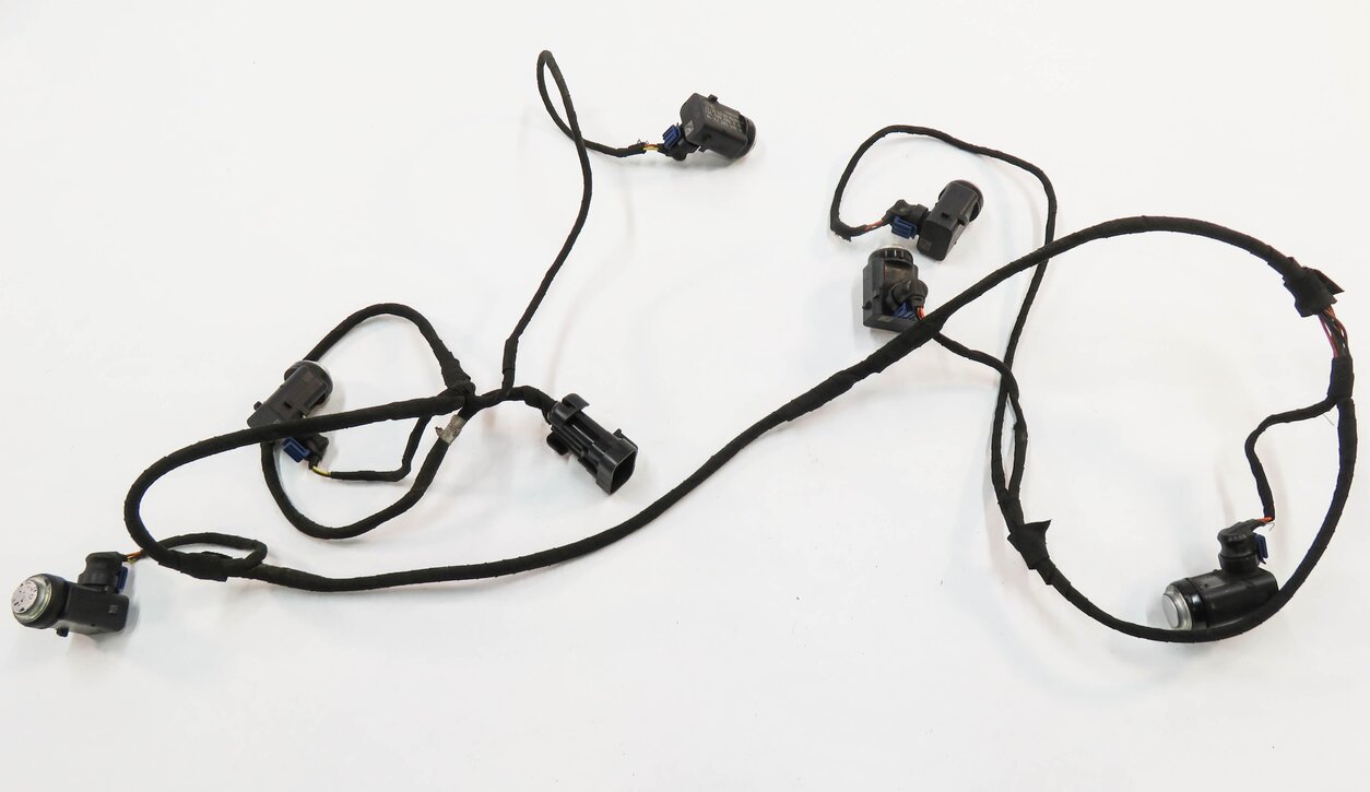 Thumbnail 5: 07 MERCEDES GL450 (X164) FRONT PDC PARK DISTANCE SENSOR SET w/ HARNESS (SILVER)