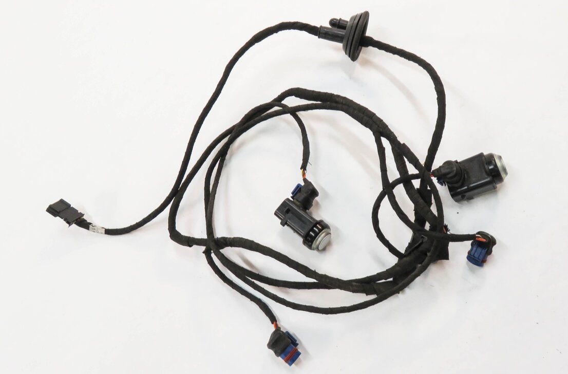 2007 MERCEDES GL450 (X164) REAR PDC PARK SENSOR HARNESS w/ 2 SENSORS (SILVER)