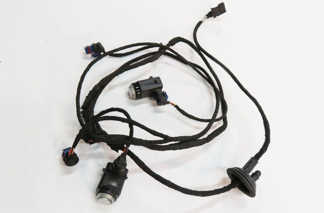 Thumbnail 3: 2007 MERCEDES GL450 (X164) REAR PDC PARK SENSOR HARNESS w/ 2 SENSORS (SILVER)
