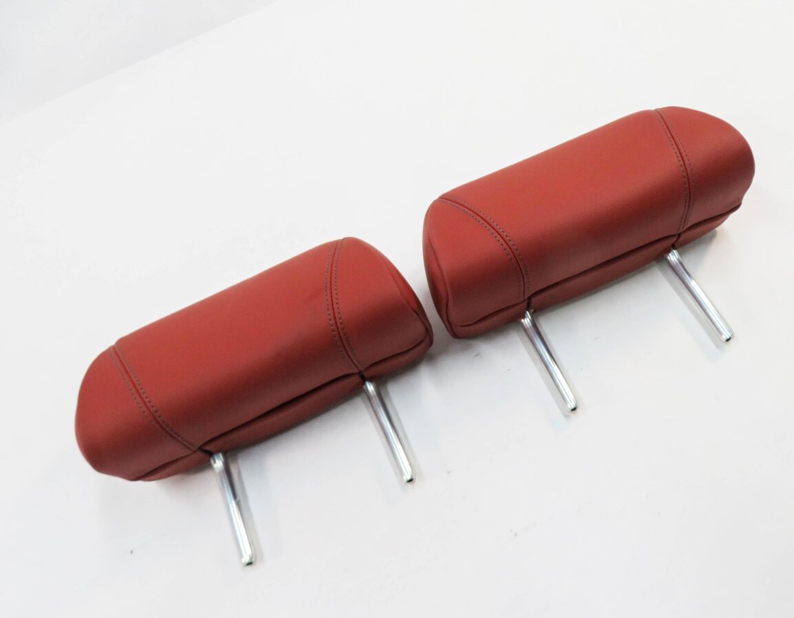 2017 BMW M6 ///M (F13) COUPE - LEFT & RIGHT REAR HEADREST SET-2 (SAKHIR ORANGE)