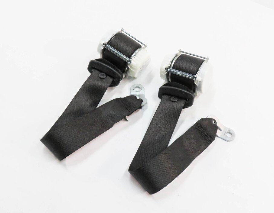 2017 BMW M6 ///M (F13) COUPE REAR LEFT RIGHT SEAT SEATBELT RETRACTOR SET-2 BLACK