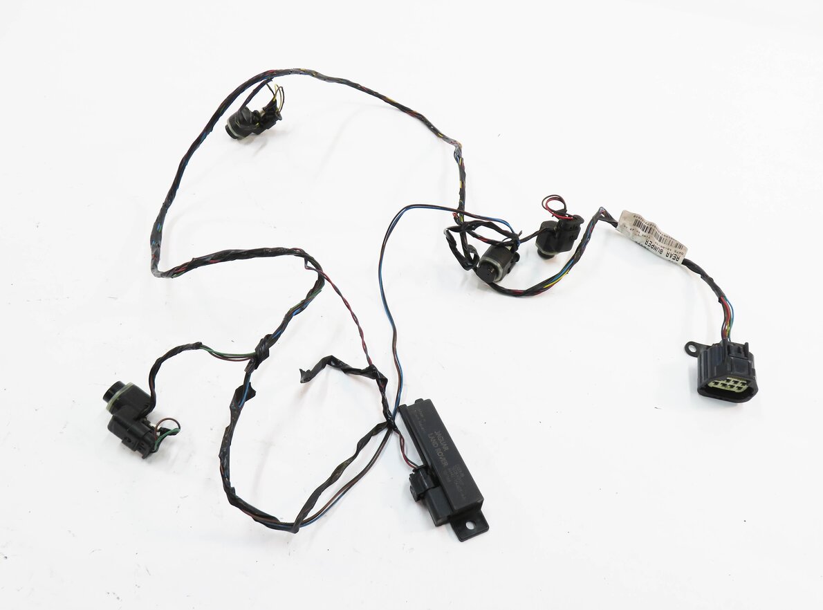 2011 LAND ROVER LR4 - REAR PDC PARK DISTANCE SENSOR SET w/ HARNESS (BLACK)
