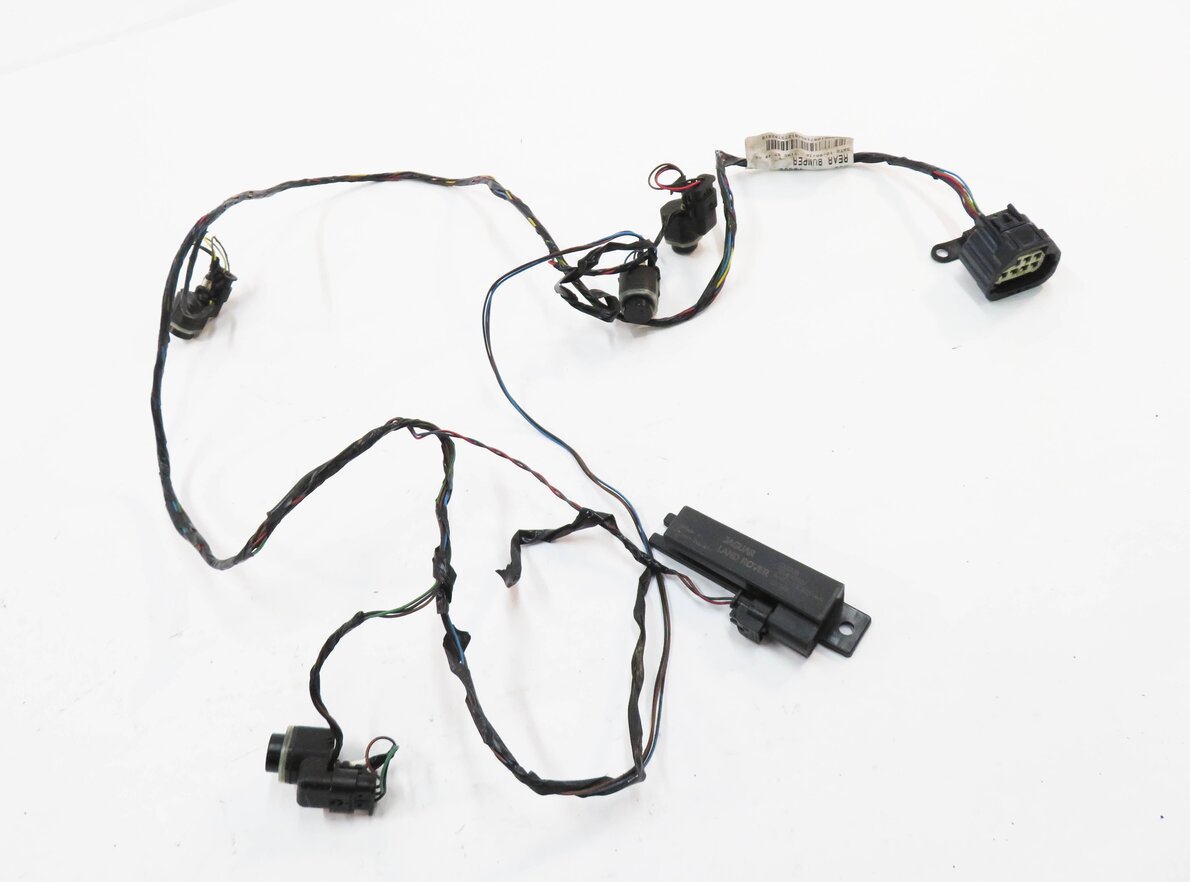 Thumbnail 2: 2011 LAND ROVER LR4 - REAR PDC PARK DISTANCE SENSOR SET w/ HARNESS (BLACK)