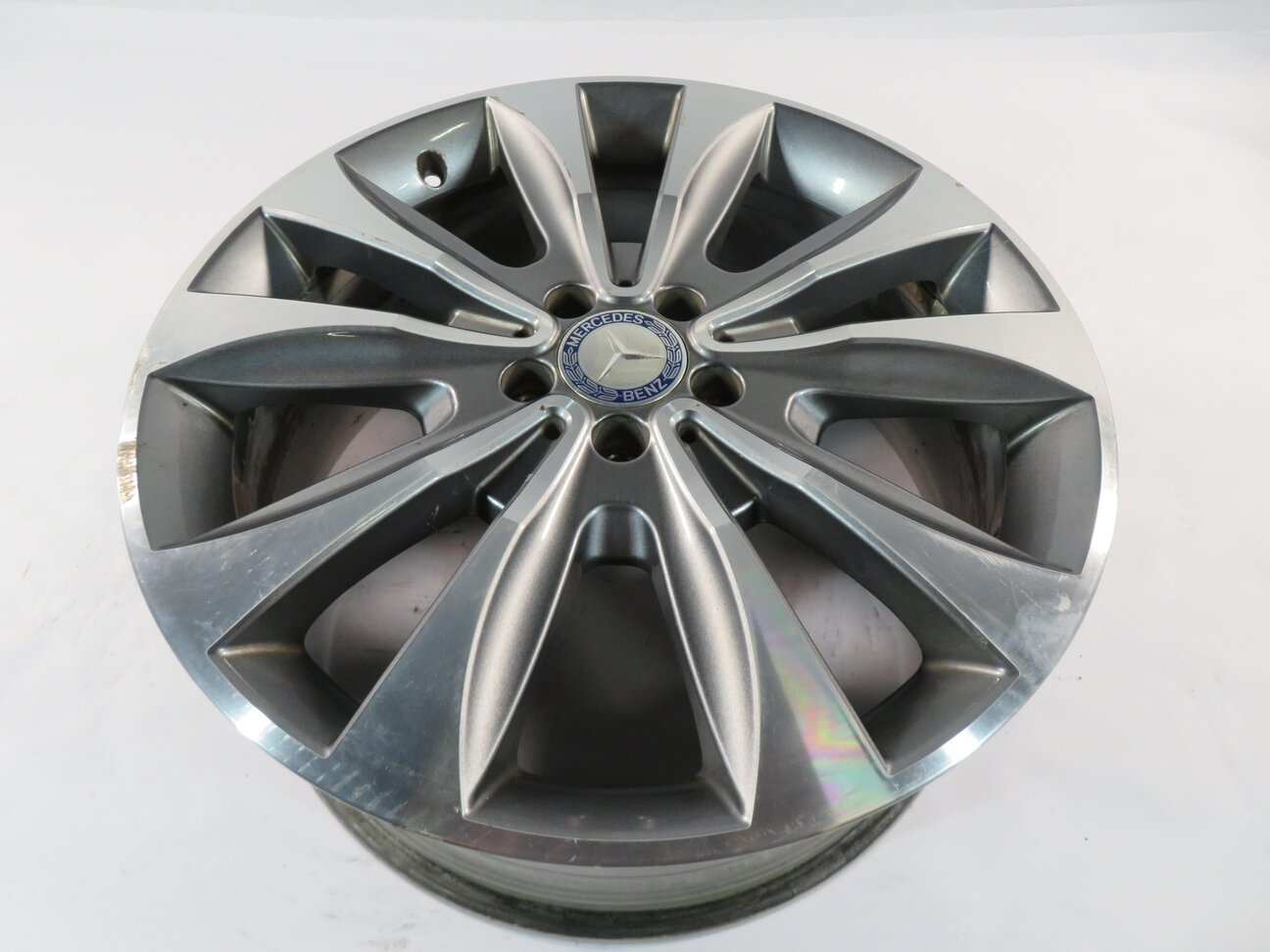Thumbnail 3: 2013-2016 MERCEDES GL350 GL450 (X166) 20x8.5 ALUMINUM ALLOY 10-SPOKE WHEEL RIM