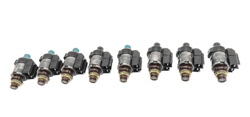 Thumbnail 2: 04-18 MERCEDES C CL E GL G ML S SLK 722.9 TRANSMISSION VALVE BODY SOLENOID SET-8