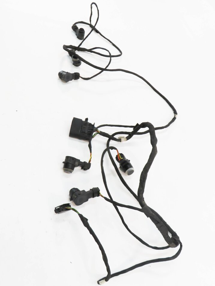 Thumbnail 3: 2014 MERCEDES GL550 (X166) FRONT PDC PARK DISTANCE SENSOR SET w/ HARNESS (BLUE)