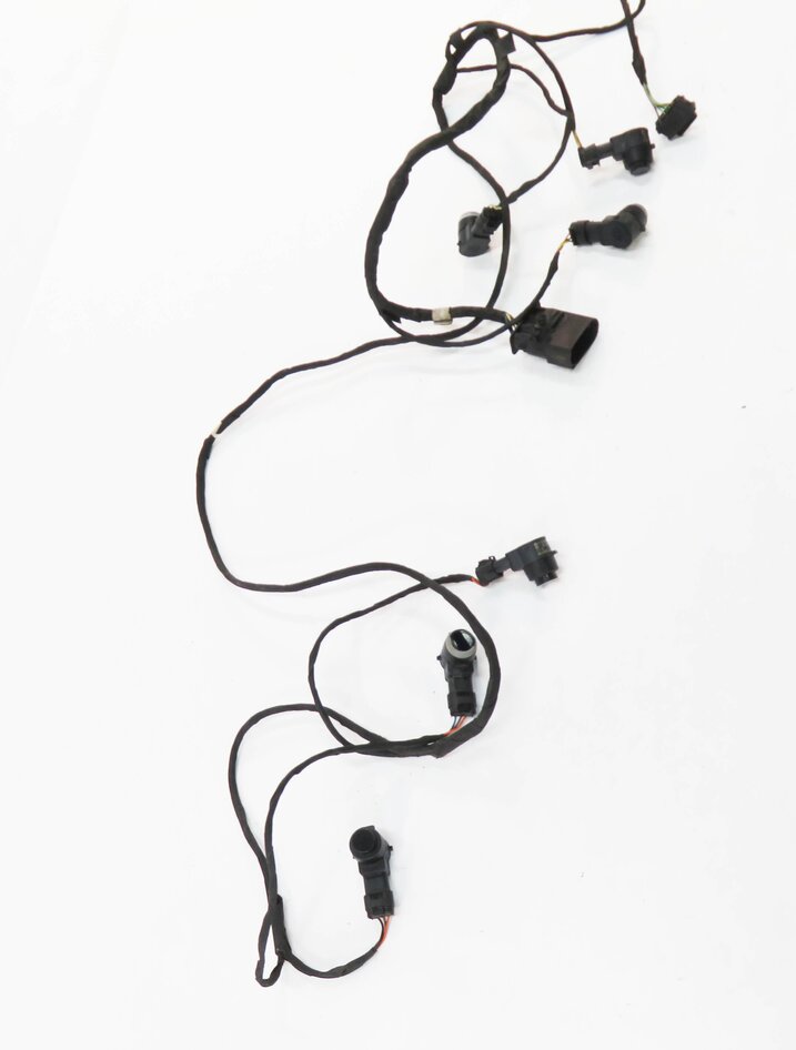 Thumbnail 4: 2014 MERCEDES GL550 (X166) FRONT PDC PARK DISTANCE SENSOR SET w/ HARNESS (BLUE)