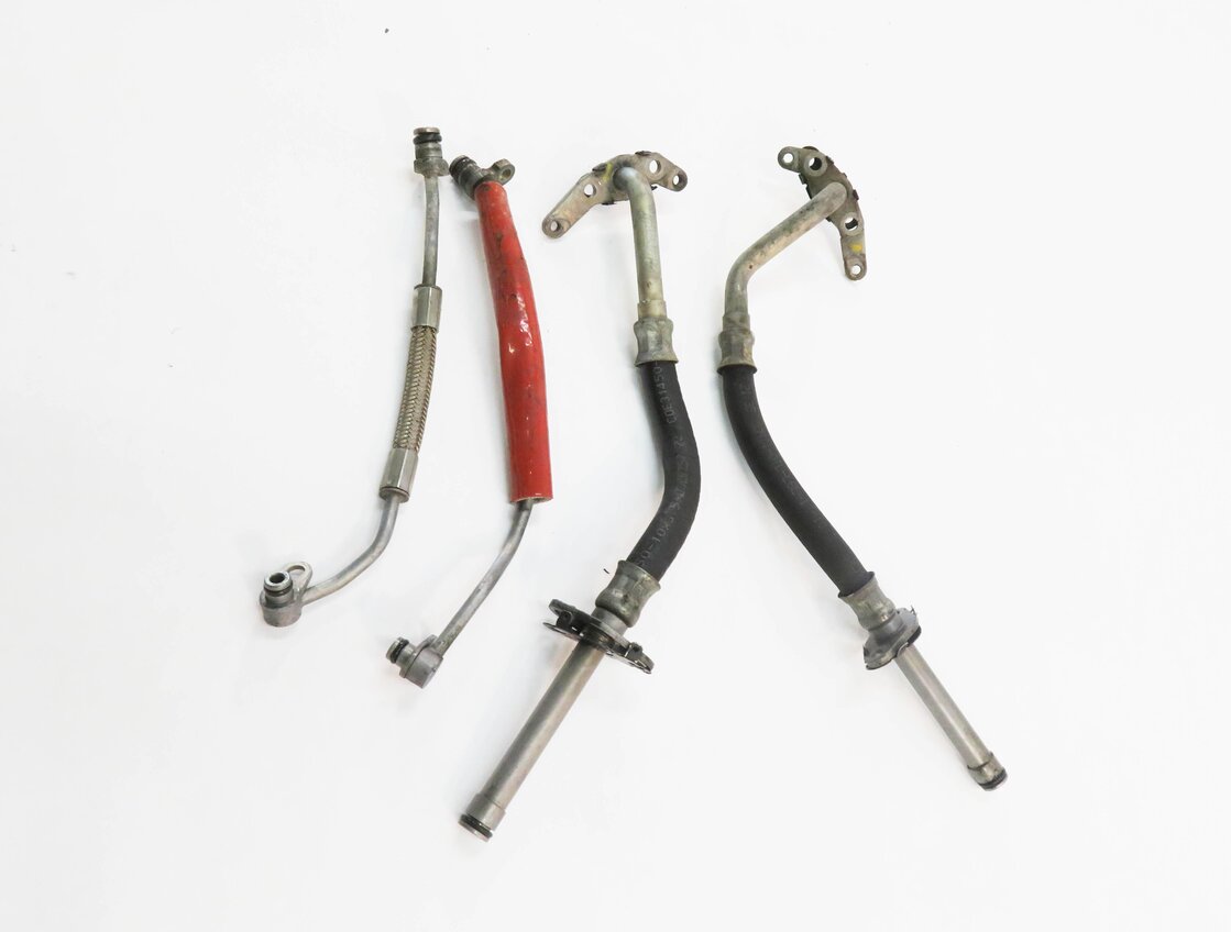 Thumbnail 3: 2014 MERCEDES GL550 (X166) 4.6L M278 ENGINE - TURBOCHARGER TURBO OIL LINE SET-4