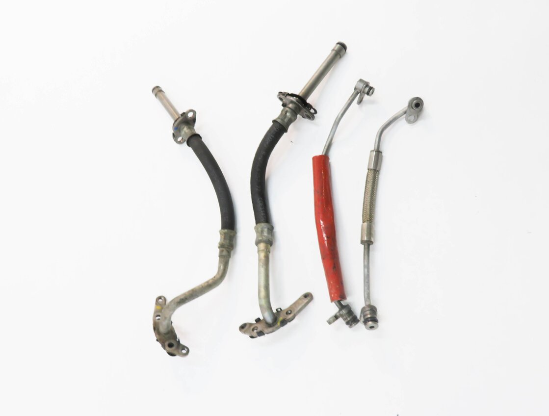 Thumbnail 4: 2014 MERCEDES GL550 (X166) 4.6L M278 ENGINE - TURBOCHARGER TURBO OIL LINE SET-4