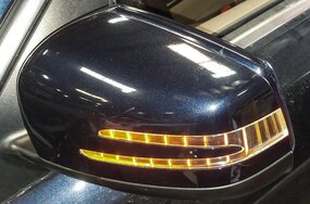Thumbnail 2: 2013-2016 MERCEDES GL350 GL450 GL550 (X166) LEFT CAMERA DOOR MIRROR (BLUE 890U)