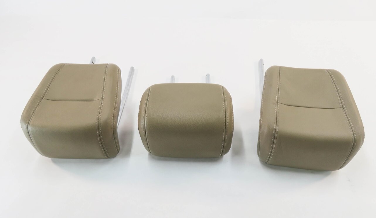 Thumbnail 7: 2014 MERCEDES GL550 (X166) REAR 2nd SECOND ROW SEAT HEADREST SET (BEIGE LEATHER)