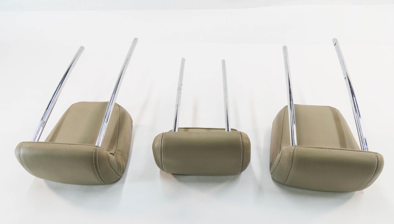 Thumbnail 8: 2014 MERCEDES GL550 (X166) REAR 2nd SECOND ROW SEAT HEADREST SET (BEIGE LEATHER)