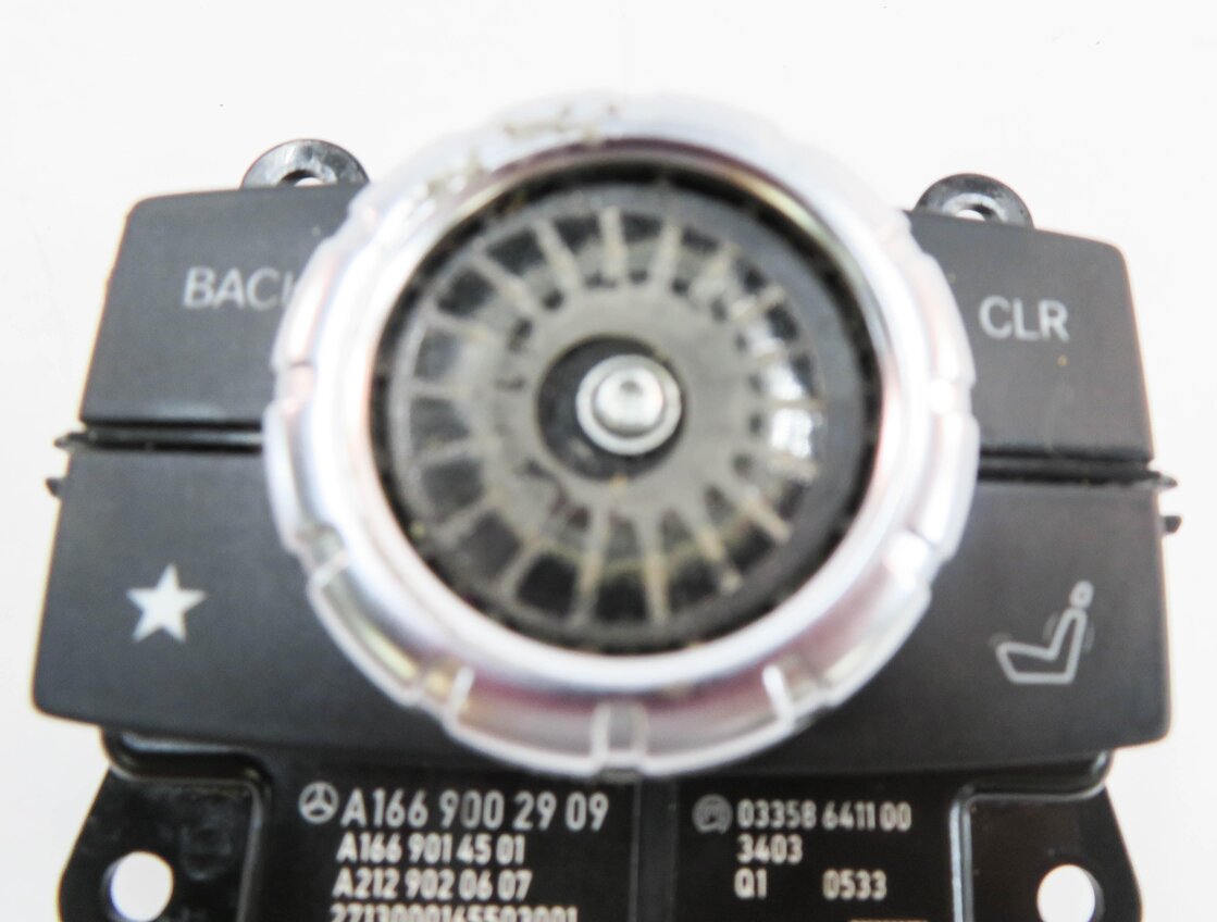 Thumbnail 7: 14-16 MERCEDES GL350 GL450 GL550 ML350 ML550 (W166 X166) RADIO GPS SWITCH KNOB