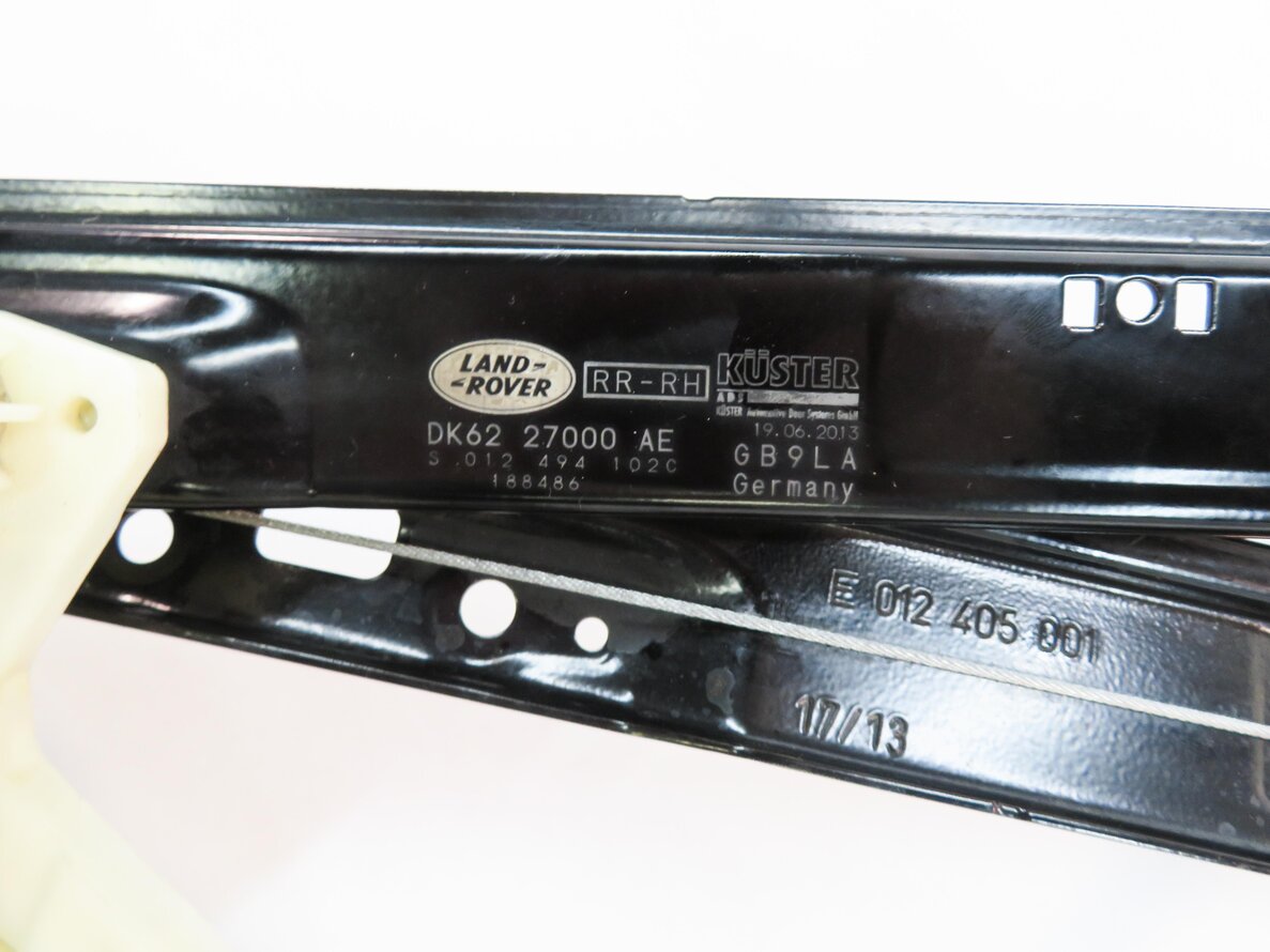 Thumbnail 8: 2014-2020 RANGE ROVER SPORT (L494) RIGHT REAR DOOR WINDOW REGULATOR w/ MOTOR