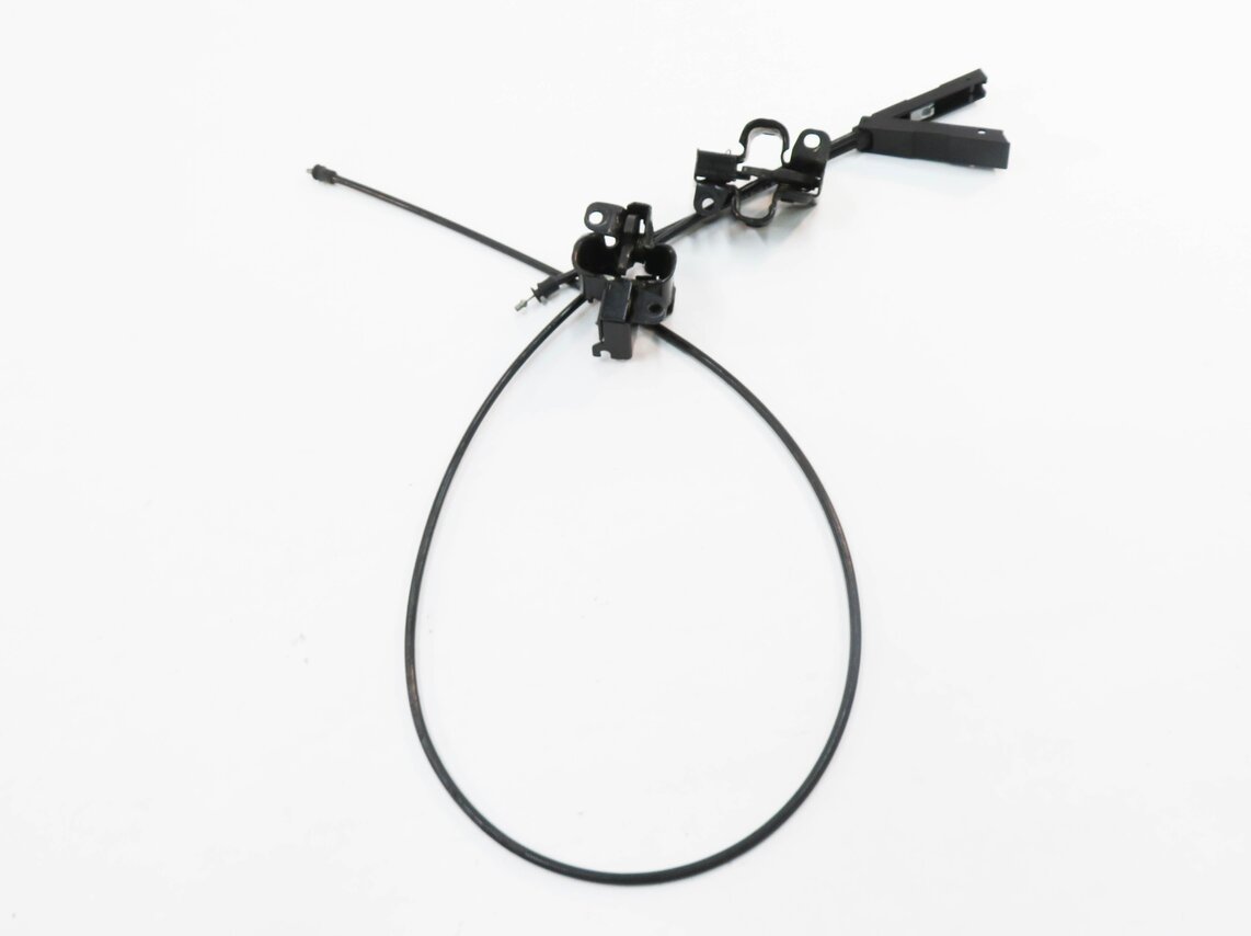 Thumbnail 2: 2009 MERCEDES GL550 (X164) FRONT LEFT & RIGHT LOWER HOOD LOCK LATCH SET w/ CABLE