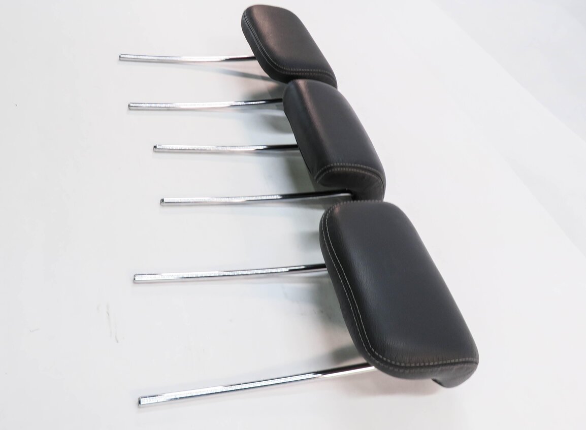 Thumbnail 3: 2009 MERCEDES GL550 (X164) REAR 2nd SECOND ROW SEAT HEADREST SET-3 (BLACK)