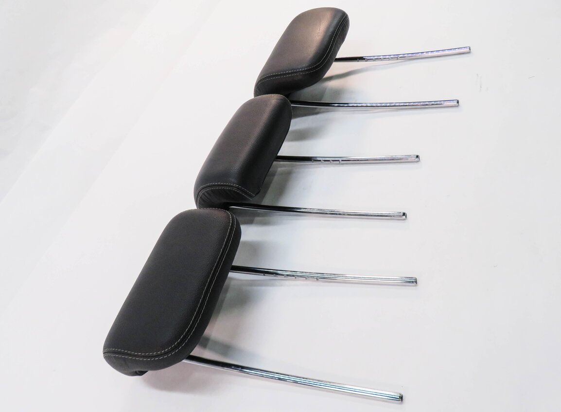Thumbnail 4: 2009 MERCEDES GL550 (X164) REAR 2nd SECOND ROW SEAT HEADREST SET-3 (BLACK)