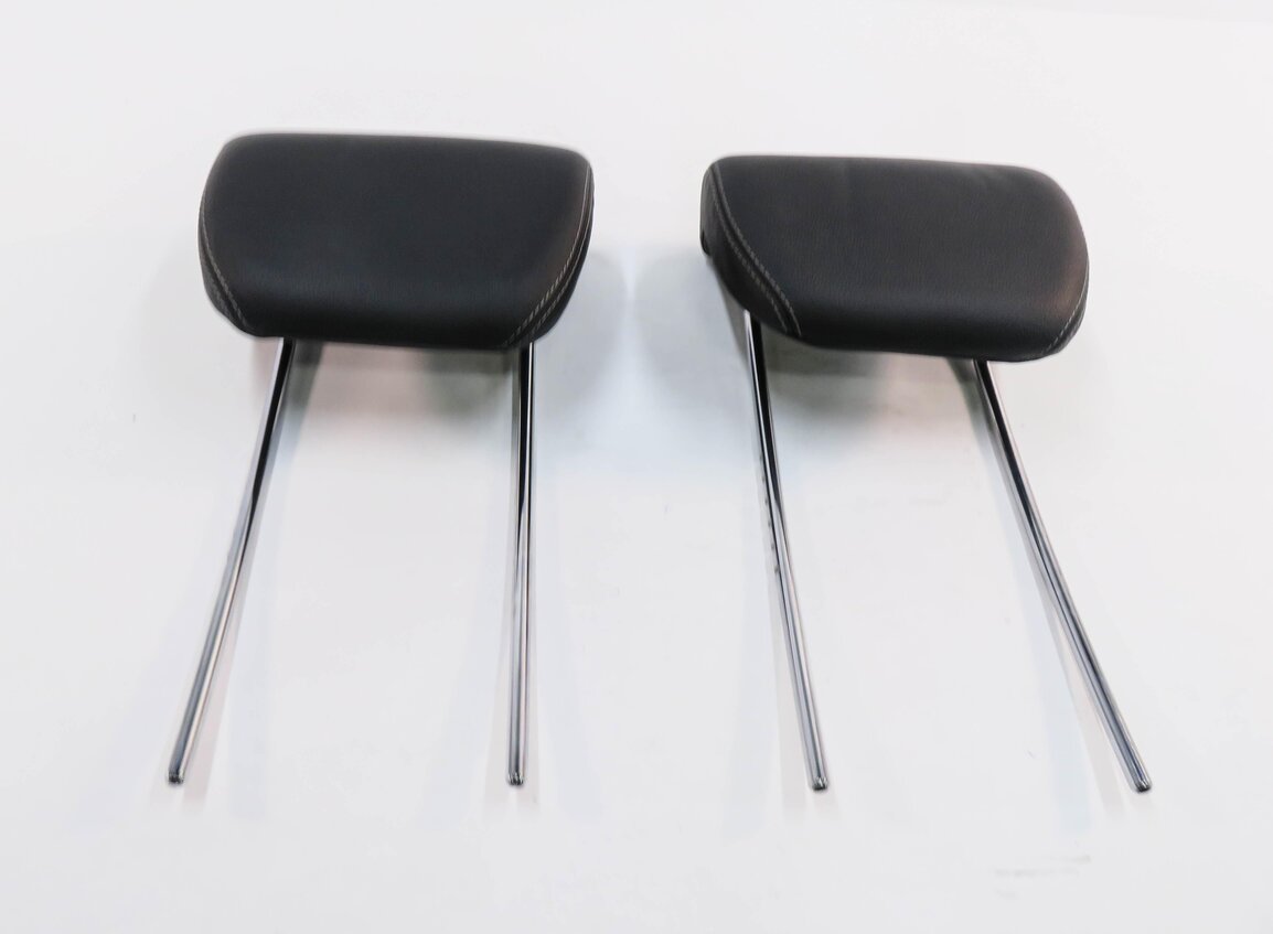 Thumbnail 2: 2009 MERCEDES GL550 (X164) REAR 3rd THIRD ROW SEAT HEADREST SET-2 (BLACK 201A)