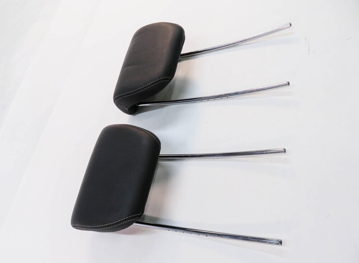 Thumbnail 3: 2009 MERCEDES GL550 (X164) REAR 3rd THIRD ROW SEAT HEADREST SET-2 (BLACK 201A)