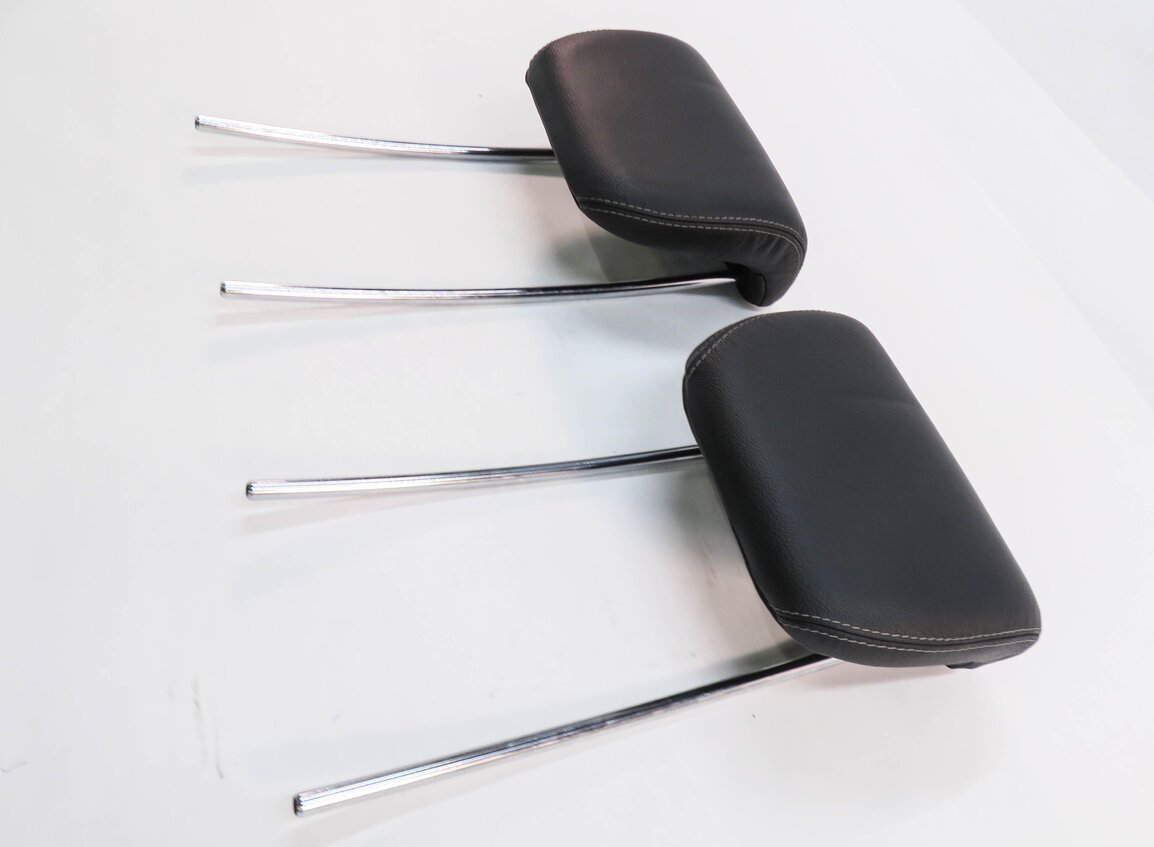 Thumbnail 4: 2009 MERCEDES GL550 (X164) REAR 3rd THIRD ROW SEAT HEADREST SET-2 (BLACK 201A)