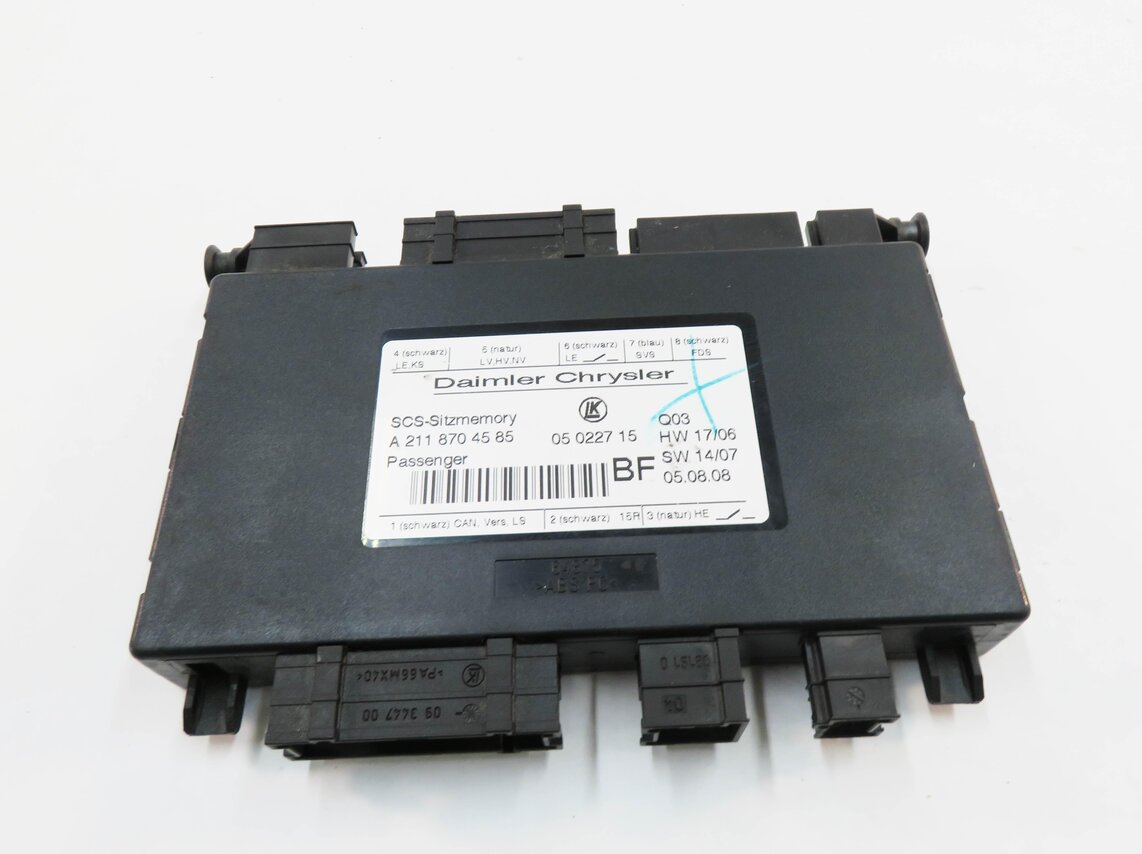 Thumbnail 2: 2009 MERCEDES GL550 (X164) RIGHT FRONT PASSENGER SEAT CONTROL MODULE