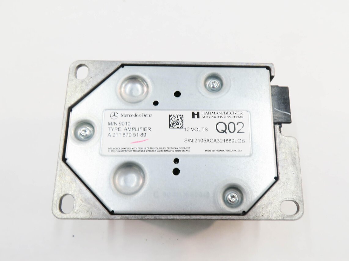 Thumbnail 5: 08-09 MERCEDES GL320 GL450 GL550 (X164) HARMAN BECKER SUBWOOFER AMP AMPLIFIER