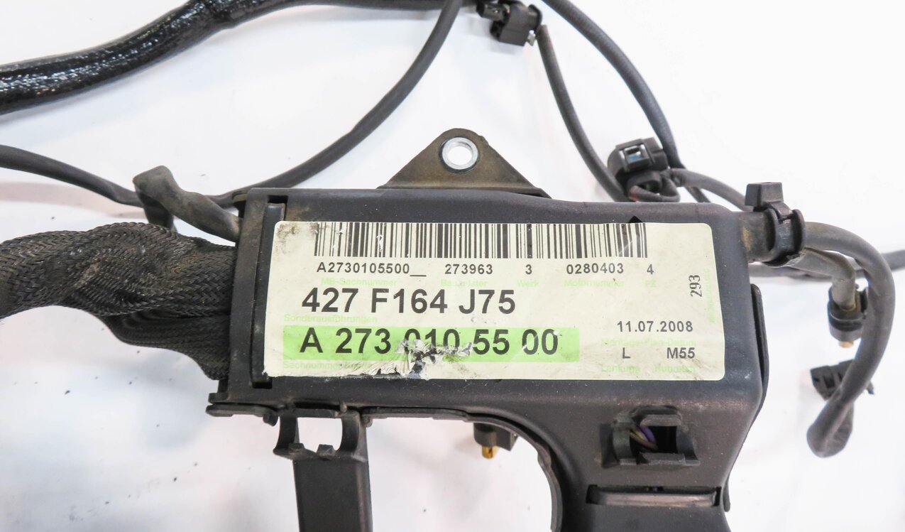 Thumbnail 5: 2009 MERCEDES GL550 (X164) 5.5L M273 V8 ENGINE WIRE WIRING HARNESS LOOM