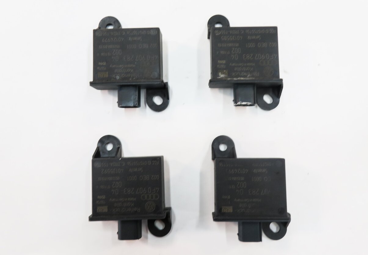 Thumbnail 2: 2008 PORSCHE CAYENNE (957) TPMS TIRE AIR PRESSURE SENSOR TRIGGER MODULE SET-4