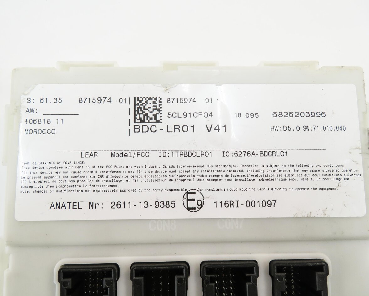 Thumbnail 7: 18-19 BMW X1 X2 (F39 F48) 2.0L B46 TURBO ENGINE DME IMMOBILIZER MODULE KEY SET